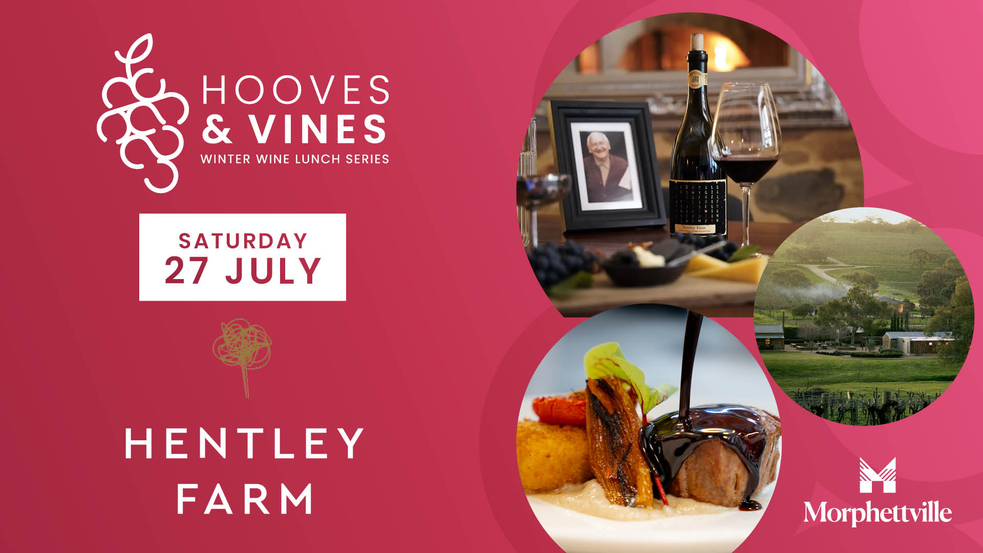 Hentley Farm wine lunch promotional image