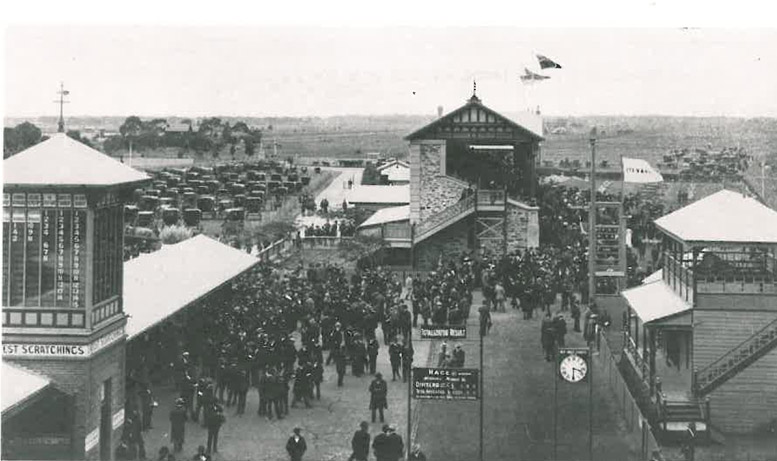 Early view of Morphettville on Adelaide Cup Day