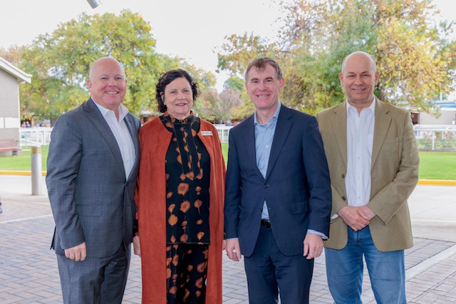SAJC Chairperson, Judith Jones and CEO, Grant Mayer announce residential changes to Morphettville surrounds 